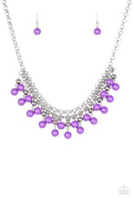 Load image into Gallery viewer, Paparazzi- Friday Night Fringe Necklace-Purple

