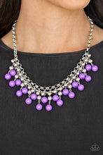 Load image into Gallery viewer, Paparazzi- Friday Night Fringe Necklace-Purple
