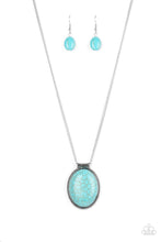 Load image into Gallery viewer, Paparazzi- Southwest Showdown Blue Necklace
