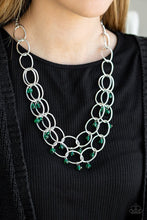Load image into Gallery viewer, Paparazzi- Yacht Tour Green Necklace
