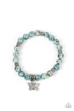 Load image into Gallery viewer, Paparazzi- Butterfly Nirvana Blue Urban Bracelet
