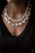 Load image into Gallery viewer, Paparazzi- Ice Bank White Necklace
