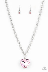 Paparazzi- Flirtatiously Flashy Pink Necklace