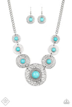 Load image into Gallery viewer, Paparazzi- Tiger Trap Blue Necklace
