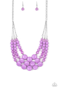 Paparazzi- Flirtatiously Fruity Purple Necklace