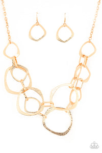Paparazzi- Salvage Yard Gold Necklace