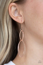 Load image into Gallery viewer, Paparazzi- Endless Echo Rose Gold Earring
