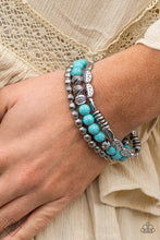 Load image into Gallery viewer, Paparazzi- Trail Mix Mecca Blue Bracelet
