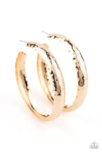 Load image into Gallery viewer, Paparazzi- Check Out These Curves Gold Hoop Earring
