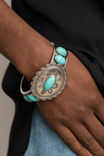 Load image into Gallery viewer, Paparazzi- Canyon Heirloom Blue Bracelet
