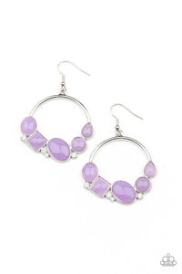Paparazzi- Beautifully Bubblicious Purple Earring