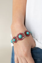 Load image into Gallery viewer, Paparazzi- Bodaciously Badlands Red Bracelet
