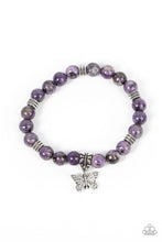 Load image into Gallery viewer, Paparazzi- Butterfly Nirvana Purple Urban Bracelet
