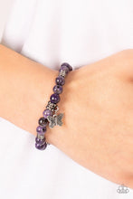 Load image into Gallery viewer, Paparazzi- Butterfly Nirvana Purple Urban Bracelet
