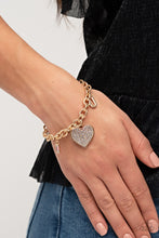 Load image into Gallery viewer, Paparazzi- Declaration of Love Gold Bracelet
