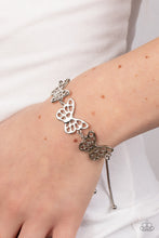 Load image into Gallery viewer, Paparazzi- Put a WING on it Silver Bracelet
