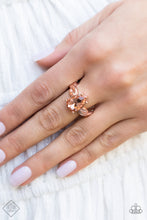 Load image into Gallery viewer, Paparazzi- Law of Attraction Rose Gold Ring
