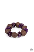 Load image into Gallery viewer, Paparazzi- Bermuda Boardwalk Purple Bracelet
