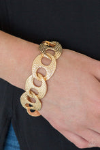 Load image into Gallery viewer, Paparazzi- Casual Connoisseur Bracelet-Gold
