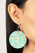 Load image into Gallery viewer, Paparazzi- Catwalk Safari Blue Earring
