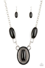 Load image into Gallery viewer, Paparazzi- Count to TENACIOUS Black Necklace
