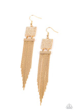 Load image into Gallery viewer, Paparazzi- Dramatically Deco Gold Earring
