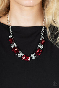 Paparazzi- Flawlessly Famous Red Necklace