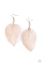 Load image into Gallery viewer, Paparazzi- Leafy Legacy Rose Gold Earring
