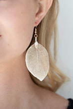 Load image into Gallery viewer, Paparazzi- Leafy Legacy Rose Gold Earring
