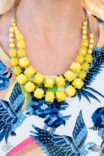 Load image into Gallery viewer, Paparazzi- Summer Excursion Yellow Necklace
