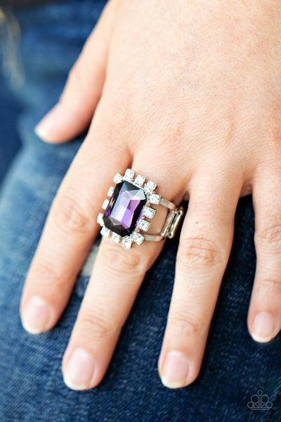 Paparazzi- Galactic Glamour Purple Ring
