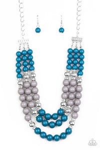 Paparazzi- BEAD Your Own Drum Blue Necklace