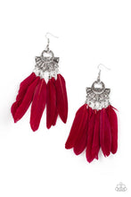 Load image into Gallery viewer, Paparazzi- Plume Paradise Red Earring
