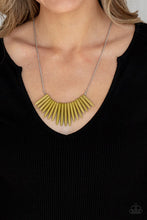 Load image into Gallery viewer, Paparazzi- Exotic Edge Green Necklace

