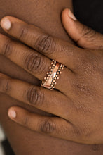 Load image into Gallery viewer, Paparazzi- Heavy Metal Muse Copper Ring
