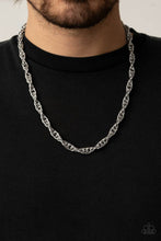 Load image into Gallery viewer, Paparazzi- Extra Entrepreneur Silver Necklace
