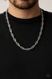Paparazzi- Extra Entrepreneur Silver Necklace