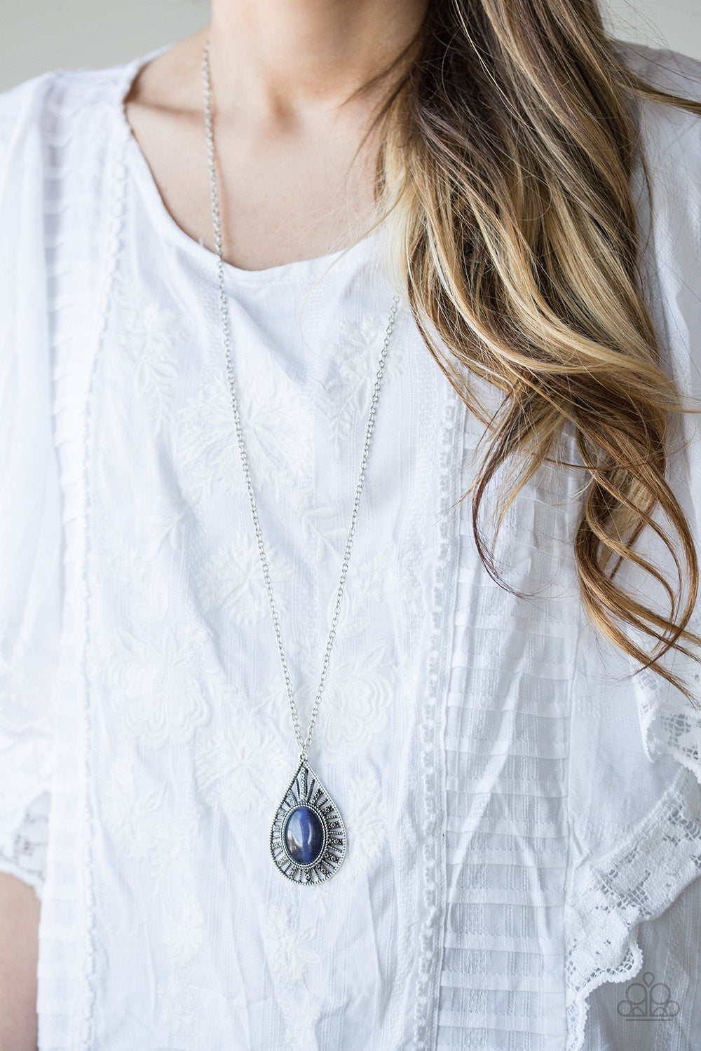 Paparazzi- Total Tranquility Blue Necklace