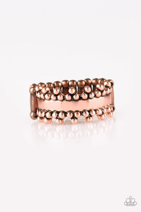Paparazzi- Heavy Metal Muse Copper Ring