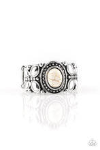 Load image into Gallery viewer, Paparazzi- Butterfly Belle White Ring
