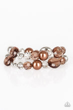 Load image into Gallery viewer, Paparazzi- Downtown Dazzle Brown Bracelet
