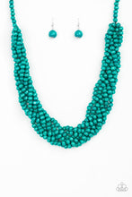 Load image into Gallery viewer, Paparazzi- Tahiti Tropic Blue Necklace
