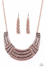 Load image into Gallery viewer, Paparazzi- Ready To Pounce Copper Necklace
