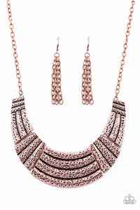Paparazzi- Ready To Pounce Copper Necklace