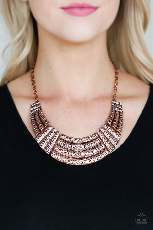Paparazzi- Ready To Pounce Copper Necklace