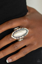 Load image into Gallery viewer, Paparazzi- Santa Fe Serenity White Ring
