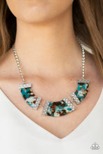 Load image into Gallery viewer, Paparazzi- HAUTE-Blooded Blue Necklace
