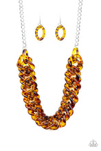 Load image into Gallery viewer, Paparazzi- Comin&#39; In HAUTE Brown Necklace
