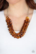 Load image into Gallery viewer, Paparazzi- Comin&#39; In HAUTE Brown Necklace

