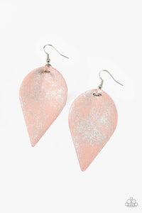 Paparazzi- Enchanted Shimmer Pink Earring